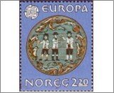 Norway NK 885   C.E.P.T.- Folklore Multicolor 2.2 Krone