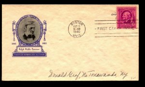 US SC# 861 FDC / IOOR Cachet / Single / Light Address - L11999