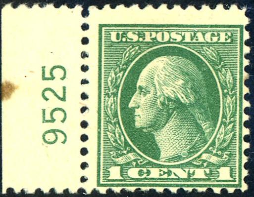 U.S. #525 MINT Pl# OG HR