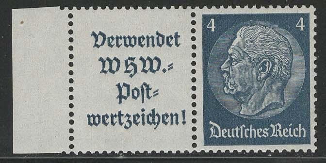 Germany Scott # 417, label A12, mint nh, se-tenant, Mi# W78