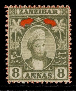 ZANZIBAR QV SG168, 8a grey-olive, M MINT. Cat £11. 