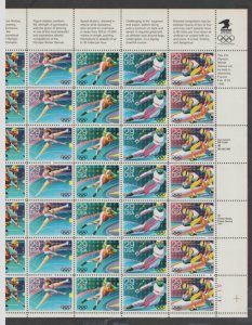 U.S. Scott Scott #2611-2615 Winter Olympics Stamp - Mint NH Sheet