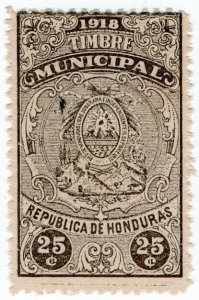 (I.B) Honduras Revenue : Duty Stamp 25c