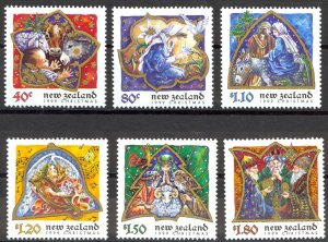 New Zealand Sc# 1608-1613 MNH 1999 Christmas