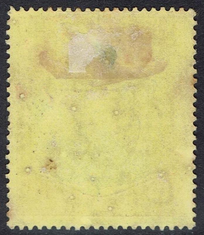 MALTA 1914 KGV 5/- WMK MULTI CROWN CA 