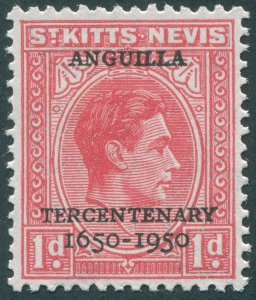 St Kitts-Nevis 1950 1d rose-red SG86 MNH