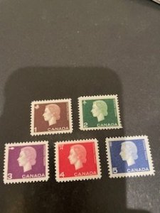 Canada sc 401-405 MNH