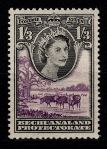 Bechuanaland 1955 Elizabeth II Def., 1/3 [Mint]