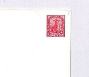 Montserrat Cover KEVII 1d Die Postal Stationery CROSS & HARP {samwells}BN100