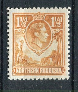 N.RHODESIA; 1938 early GVI pictorial issue Mint hinged Shade of 1.5d. value