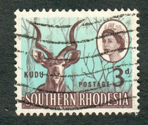 Southern Rhodesia #98 used single