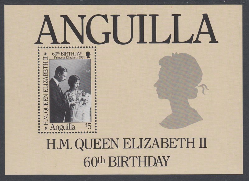 Anguilla 677 Queen Elizabeth II Souvenir Sheet MNH VF