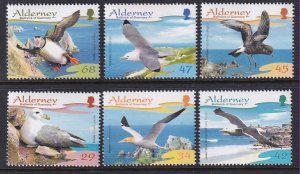 Alderney 273-278 Birds MNH VF