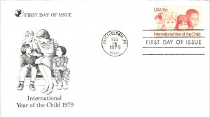 #1772 International Year Of The Child – Readers Digest Cachet SC25