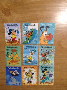 Turks & Caicos  #  399-407  MNH