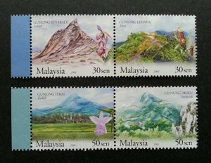 Mountains Of Malaysia 2006 Flower (sheetlet) MNH *P000000 *VIP *Rare *unusual