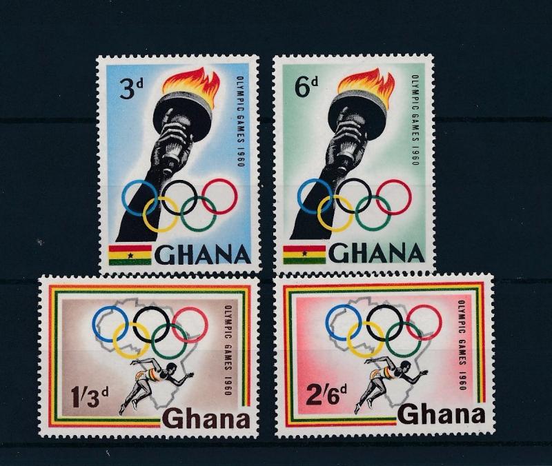 [46598] Ghana 1960 Olympic games Rome Athletics Sprint MNH