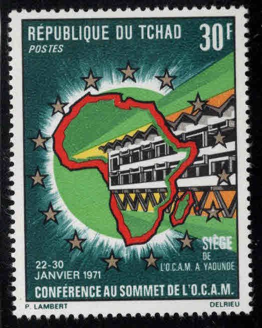 Chad TCHAD Scot 231 MNH** Map stamp