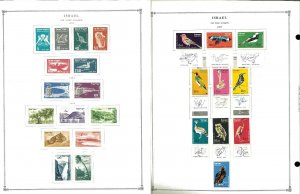 Israel 1948-1999 M & U Hinged on Scott International Pages