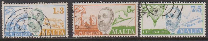 Malta Sc#484-486 Used