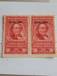 United states #R428.  Used pair