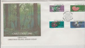 CHRISTMAS ISLAND   INDIAN OCEAN   NATURE/FLOWERS    FIRST DAY COVERS