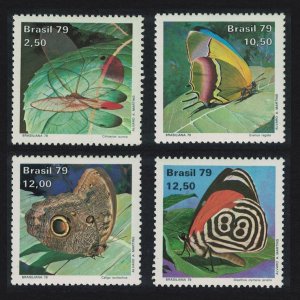 Brazil Butterflies 4v 1979 MNH SG#1773-1776