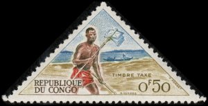 Congo Republic J34 - Mint-NH - 50c Messenger (1961)