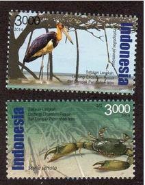 Indonesia - Mint-NH - Stork / Crab (NEW ISSUE)