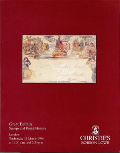 Great Britain Stamps and Postal History, Christie's Robso...