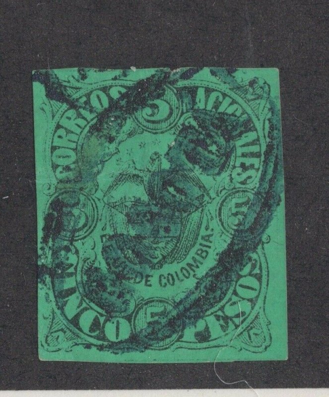 Colombia #64 VF Used Thin CV. $67.50  (JH 12/15) GP 