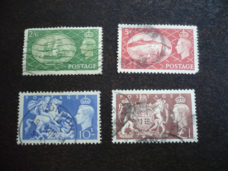Stamps - Great Britain - Scott# 286-289 - Used Set of 4 Stamps