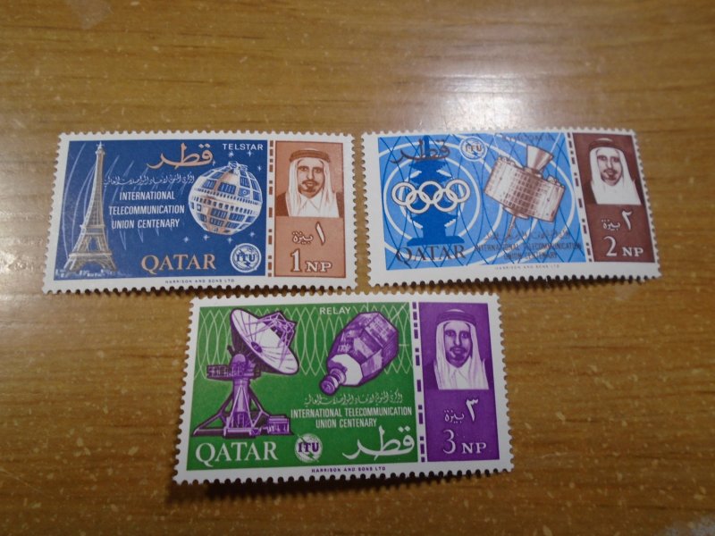 Qatar  #  61-63  MNH