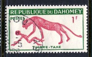 Dahomey 1963: Sc. # J29; Used CTO Single Stamp