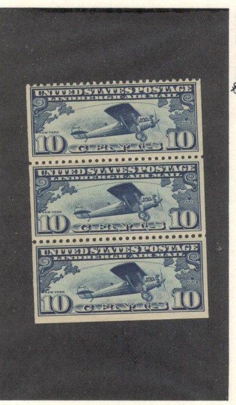 US SCOTT# C10, BOOKLET PANE, MH, OG