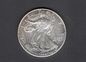 1999 USA, $1 Liberty (Eagle) FDC Silver