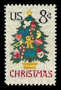 PCBstamps   US #1508 8c Christmas - Needlepoint, MNH, (16)