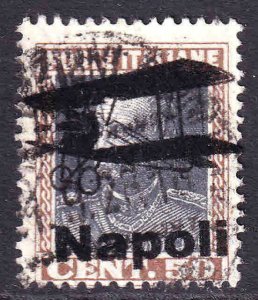 ITALY NAPOLI BI-PLANE OVERPRINT #3 USED NOT FOUND ON THE INTERNET $$$$$$$