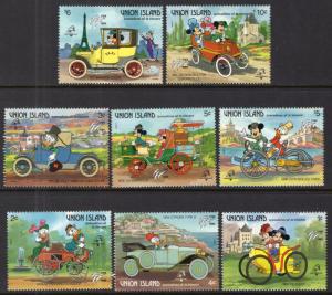 St Vincent Grenadines Union Island 241-248 Disney's MNH VF