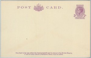 74762 - POSTAL HISTORY - AUSTRALIA -   STATIONERY CARD Higgings & Gage # P38