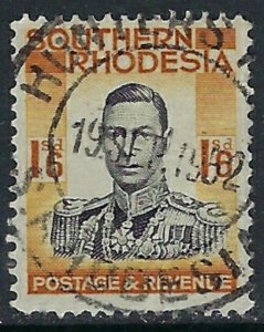 Southern Rhodesia 51 Used 1937 issue (ak3769)