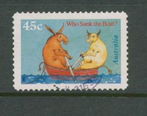 Australia SG 1636 Used  self adhesive Greetings  Who sank the Boat