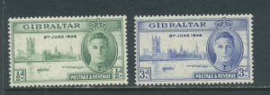 Gibraltar 119-20 MNH (1