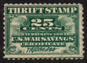 WS1 Mint never hinged (Thrift Stamp)