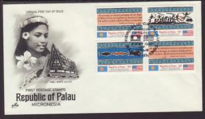 Palau 4a Postal Agreement 1983 Artcraft U/A FDC