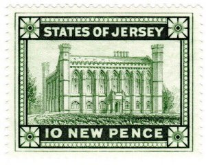 (I.B) Jersey Revenue : Duty Stamp 10p (1970)