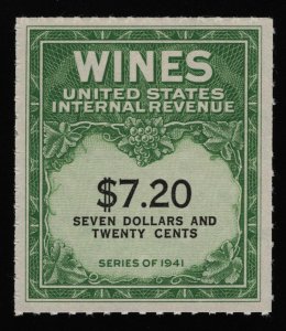 #RE160 $7.20 Wines, Mint NGAI NH [5] **ANY 5=FREE SHIPPING**