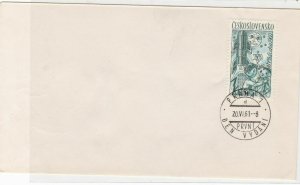 Czechoslovakia 1961 Praha Cancel + Space Rocket Stamps Cover ref R18809