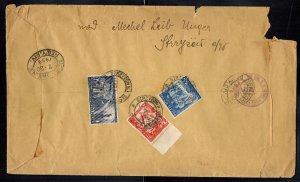 1939 Strzyzown Poland Registered cover to USA
