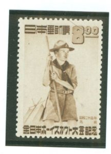 Japan #467 Mint (NH) Single (Scouts)